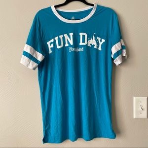 Disney Parks Authentic Disneyland Blue Fun Day Ringer